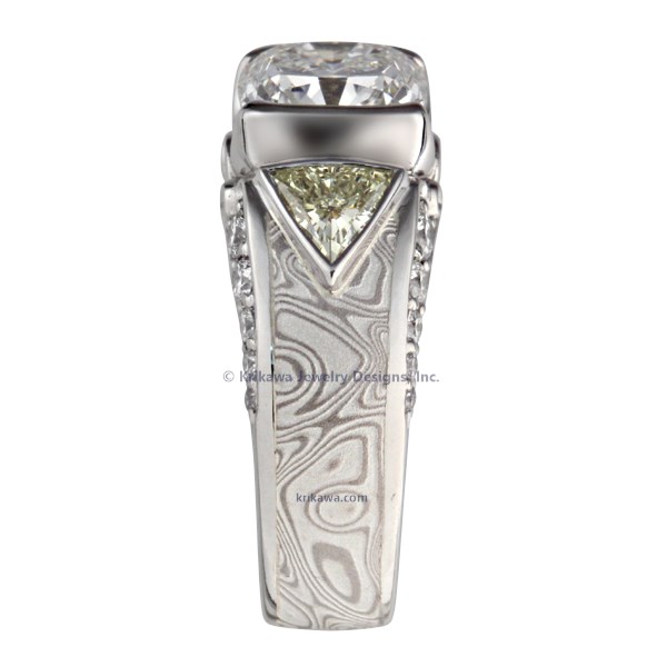 Elegant Mokume Carved Curls